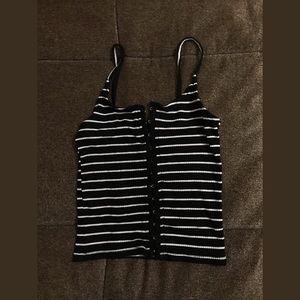 Forever21 Stripes Crop top XXS